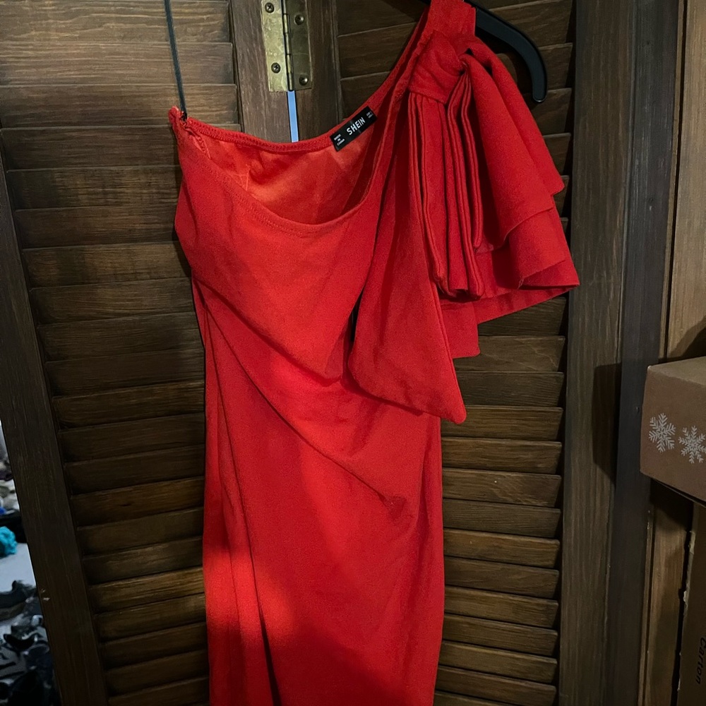 Red dress